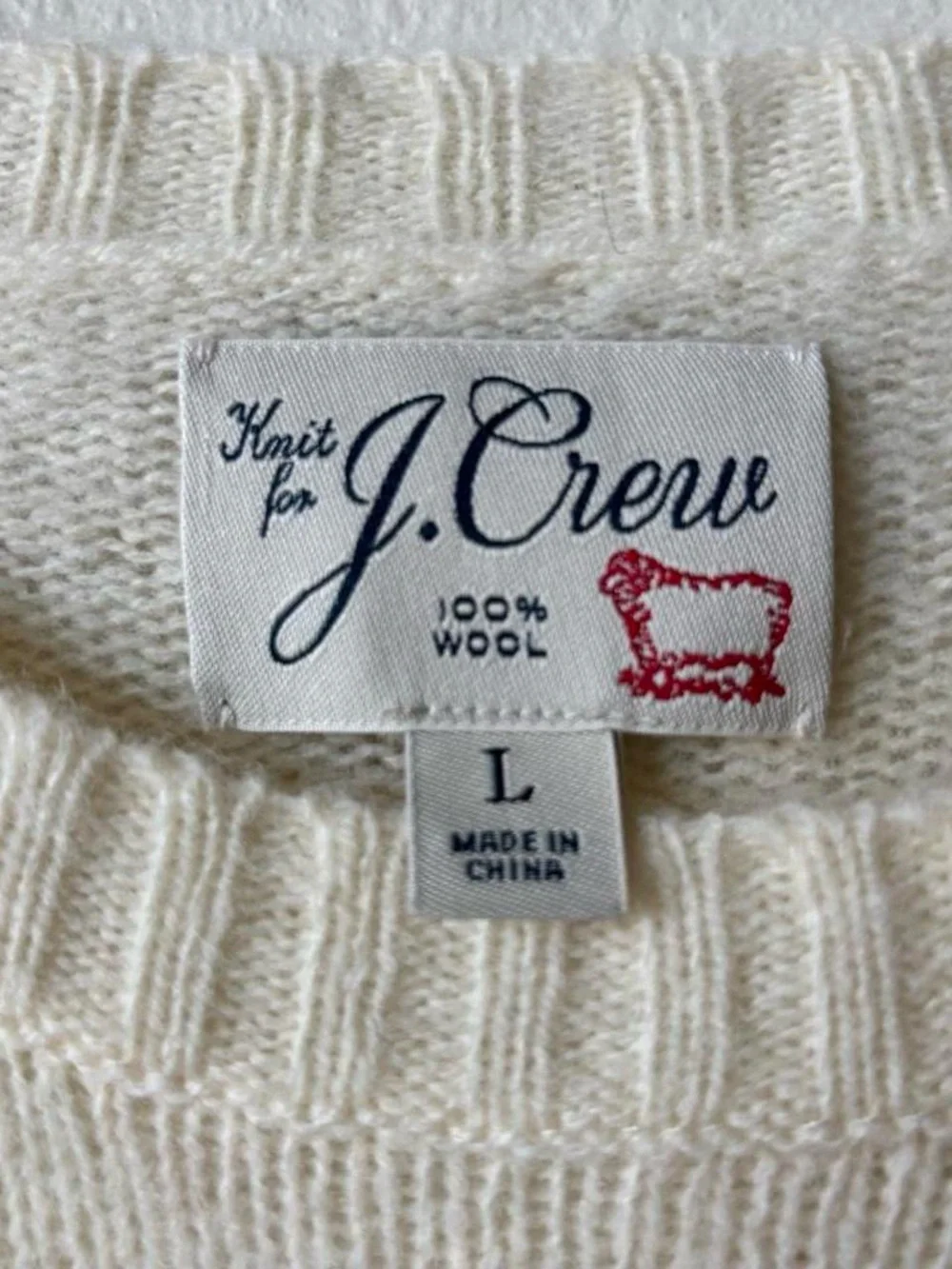J.Crew Soft-washed 100% Wool Saddle-Sleeve Sweater